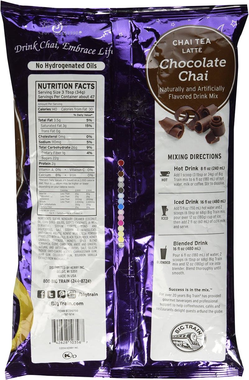 Big Train Chai Tea Chocolate 3.5 lb bulk - Image 2